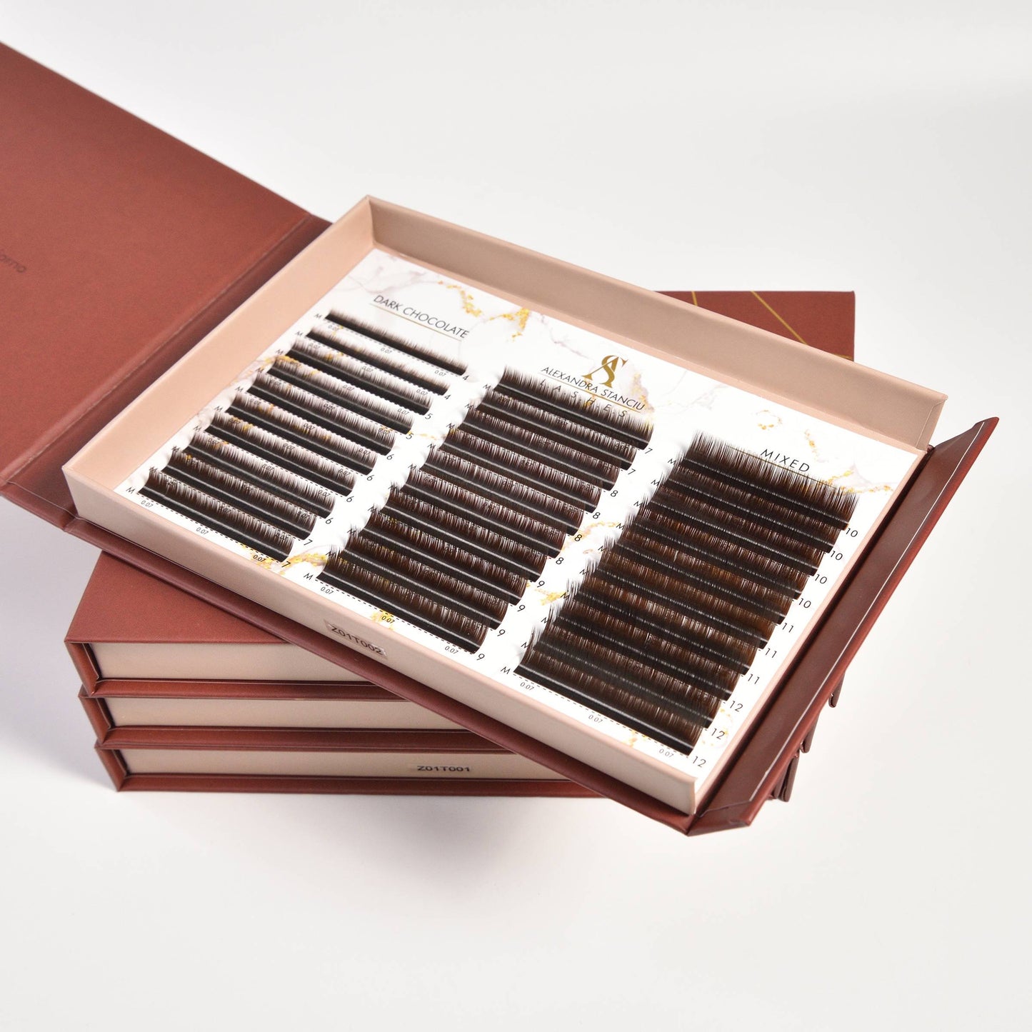 Scatola Mix Dark Chocolate Spessore 0.07 - Curvatura C